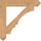 Ekena Millwork Balboa Arts and Crafts Smooth Bracket w/ Offset Brace, Western Red Cedar, 7 1/2"W x 38"D x 38"H BKT0806X38X38BOA03SWR - alternate 3